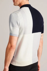 Men's Plus Size Color Block Short Sleeve Polo