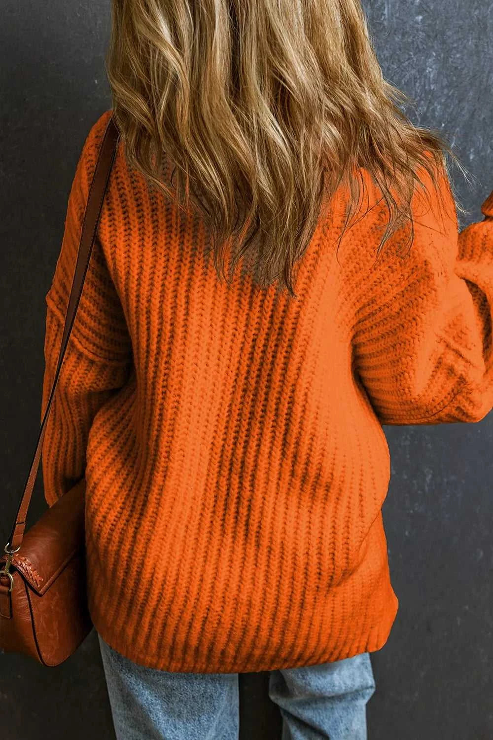 Chunky Knit Dropped Shoulder Sweater 100100844161819 33 Affordable Fashion Under $100 Jerry's Apparel 
