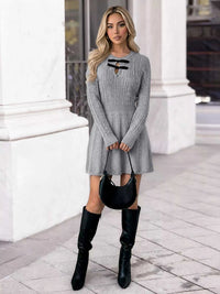 Cable Knit A-Line Sweater Dress 100100898230465 60 Affordable Fashion Under $100 Jerry's Apparel 