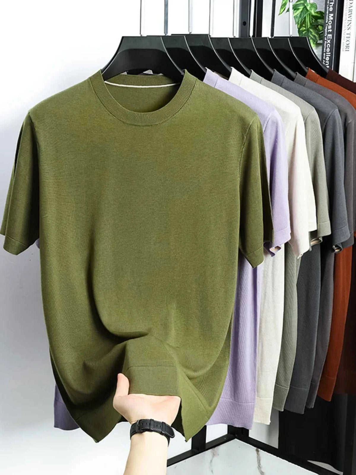 Men's Plus Size Short Sleeve Crew Neck T-Shirt 100400720277542 78 Affordable Fashion Under $100 Jerry's Apparel 