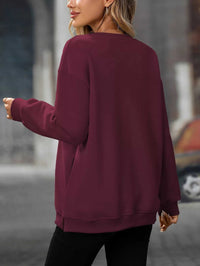 Casual Solid Color Long Sleeve Sweatshirt 100100430421753 39 Affordable Fashion Under $100 Jerry's Apparel 