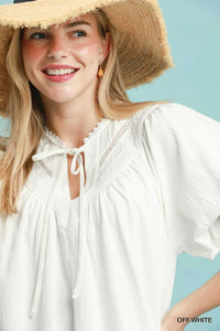 Umgee Flutter Sleeve Tassel Tie Ruffle Hem Mini Dress 100100827571694 62 Affordable Fashion Under $100 Jerry's Apparel 