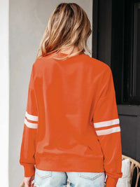 Stripe Round Neck Long Sleeve Sweatshirt 100100293467099 31 Affordable Fashion Under $100 Jerry's Apparel 