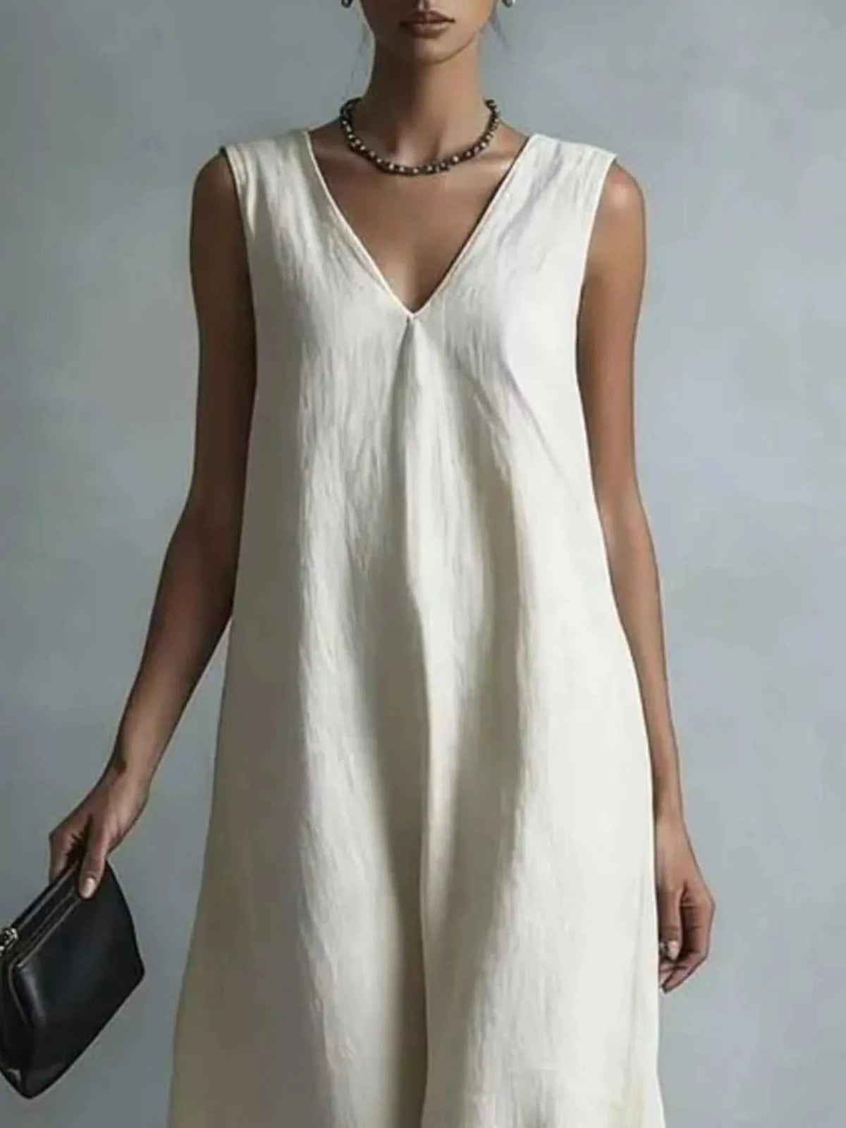 Full Size V-Neck Sleeveless Maxi Dress Plus Size 100100579275521 31 Affordable Fashion Under $100 Jerry's Apparel 