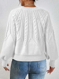 Cable Knit Long Sleeve Sweater 100100200217752 36 Affordable Fashion Under $100 Jerry's Apparel 