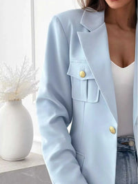 Lapel Collar One Button Blazer 100100419789798 42 Affordable Fashion Under $100 Jerry's Apparel 