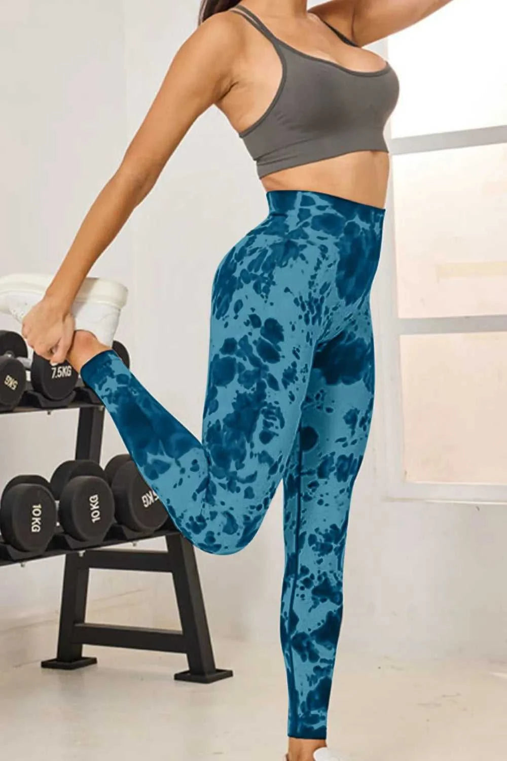 Tie-Dye High Waist Active Leggings 100100834231414 39 Affordable Fashion Under $100 Jerry's Apparel 