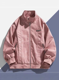 Men's Plus Size Zip Up Long Sleeve Jacket 100400340347822 86 Affordable Fashion Under $100 Jerry's Apparel 