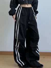 Side Stripes Wide Leg Pants