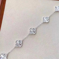 925 Sterling Silver Chain Four Leaf Clover Bracelet 100500382215875 73 Affordable Fashion Under $100 Jerry's Apparel 