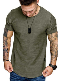 Men's Round Neck Slim Fit Casual T-Shirt 100400972198169 27 Affordable Fashion Under $100 Jerry's Apparel 