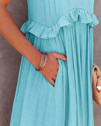 Ruffled Tiered Sleeveless Maxi Dress 100100900580027 49 Affordable Fashion Under $100 Jerry's Apparel 