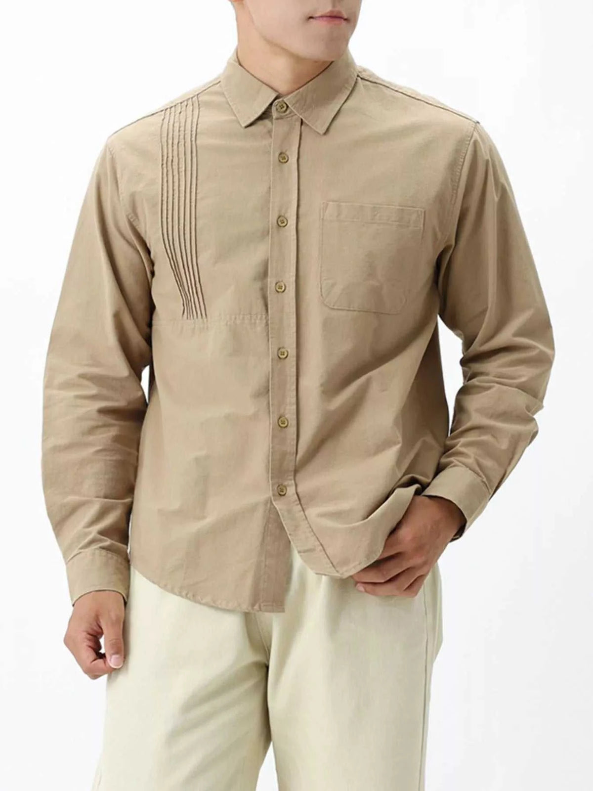 Men's Plus Size Button Up Long Sleeve Shirt 100400174893919 69 Affordable Fashion Under $100 Jerry's Apparel 