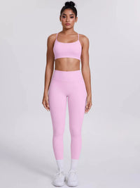 Criss-Cross Back Cami and Leggings Active Set 101006319091881 80 Affordable Fashion Under $100 Jerry's Apparel 