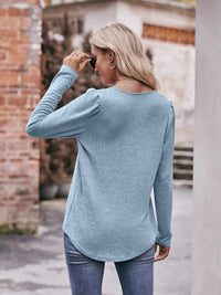 Square Neck Long Sleeve T-Shirt 100100618971989 31 Affordable Fashion Under $100 Jerry's Apparel 