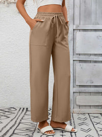 Casual Drawstring Wide Leg Pants 100100328755700 39 Affordable Fashion Under $100 Jerry's Apparel 