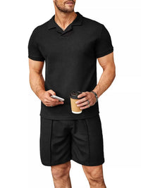 Men's Full Size Casual Short Sleeve Polo and Shorts Set Plus Size 100400558917074 34 Affordable Fashion Under $100 Jerry's Apparel 