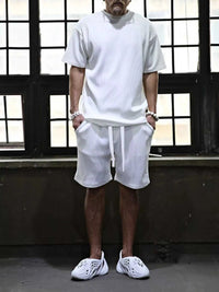 Men's Full Size Short Sleeve Top and Shorts Set Plus Size 100400751255391 43 Gifts for Him Jerry's Apparel 