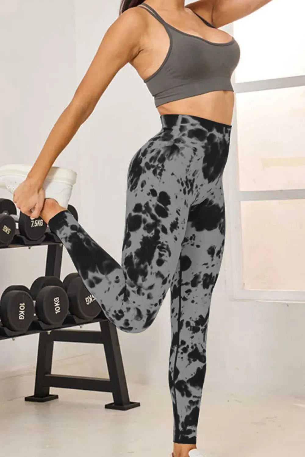 Tie-Dye High Waist Active Leggings 100100834231414 39 Affordable Fashion Under $100 Jerry's Apparel 
