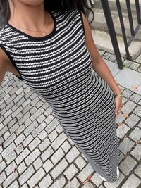 Striped Sleeveless Bodycon Knit Maxi Dress 100100195188753 33 Affordable Fashion Under $100 Jerry's Apparel 