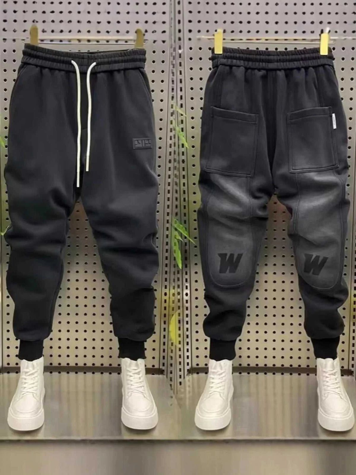 Men's Plus Size Drawstring Cargo Joggers 100400663874967 42 Affordable Fashion Under $100 Jerry's Apparel 
