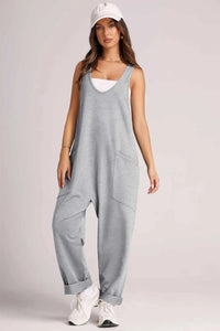 Lovelet Wide Strap Jumpsuit with Pockets 100100197263170 33 Affordable Fashion Under $100 Jerry's Apparel 