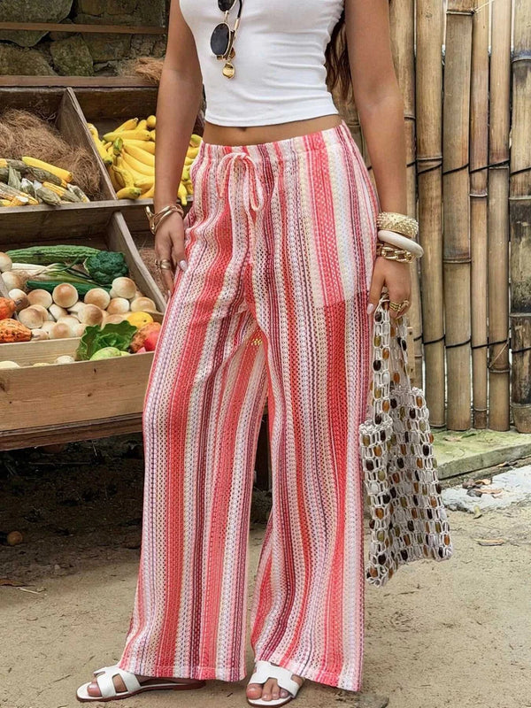 Striped Wide-Leg Pants 100100367881255 39 Affordable Fashion Under $100 Jerry's Apparel 
