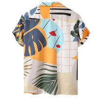 Men's Full Size Printed Short Sleeve Shirt and Shorts Set Plus Size 100400772557644 36 Gifts for Him Jerry's Apparel 