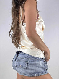 Lace Trim V-Neck Satin Cami Top 100100764621850 36 Affordable Fashion Under $100 Jerry's Apparel 