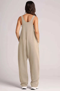 Lovelet Wide Strap Jumpsuit with Pockets 100100197263170 33 Affordable Fashion Under $100 Jerry's Apparel 