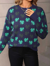 Lucky Clover Crew Neck Sweater 100100261234140 46 Affordable Fashion Under $100 Jerry's Apparel 