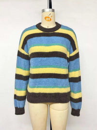 Striped Dropped Shoulder Sweater 100100450556705 57 Affordable Fashion Under $100 Jerry's Apparel 