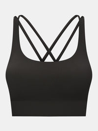 Crisscross Scoop Neck Active Tank