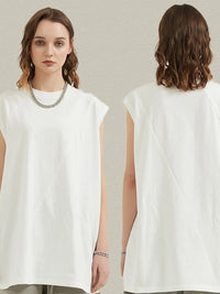 Men's Solid Color Round Neck Tank