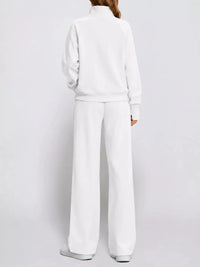Half-Zip Sweatshirt and Wide-Leg Pants Set 101001840100593 40 Gifts for Her Jerry's Apparel 