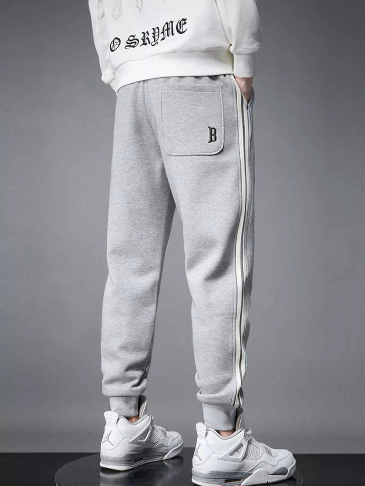 Men's Casual Striped Joggers 100400892376090 98 Affordable Fashion Under $100 Jerry's Apparel 