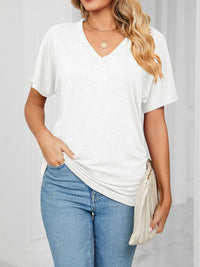 Casual V-Neck Short Sleeve T-Shirt 100100579648227 22 Affordable Fashion Under $100 Jerry's Apparel 