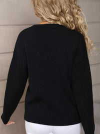 Valentine's Day Heart Pattern Long Sleeve Sweater 100100068468920 49 Affordable Fashion Under $100 Jerry's Apparel 
