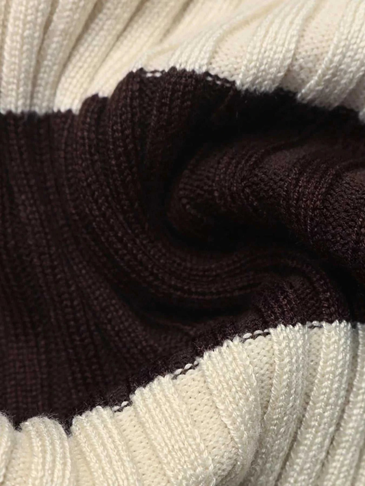 Striped Ribbed Knit Long Sleeve Sweater 100100411888212 40 Women's Sweaters and Knitwear Jerry's Apparel 