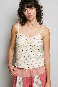 POL Star Printed Lightweight Ribbed Knit Cami 100100893861594 43 Affordable Fashion Under $100 Jerry's Apparel 