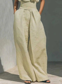 Full Size Turtleneck Sleeveless Top and Wide Leg Pants Set Plus Size 101001144135026 45 Affordable Fashion Under $100 Jerry's Apparel 