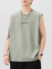 Men's Plus Size Letter Round Neck Tank 100400255866205 78 Affordable Fashion Under $100 Jerry's Apparel 