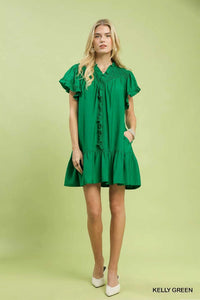 Umgee Smocked Ruffle Babydoll Mini Dress 100100563311512 55 Affordable Fashion Under $100 Jerry's Apparel 