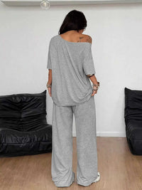 Full Size One-Shoulder Top and Drawstring Pants Set Plus Size 100100885816388 29 Affordable Fashion Under $100 Jerry's Apparel 