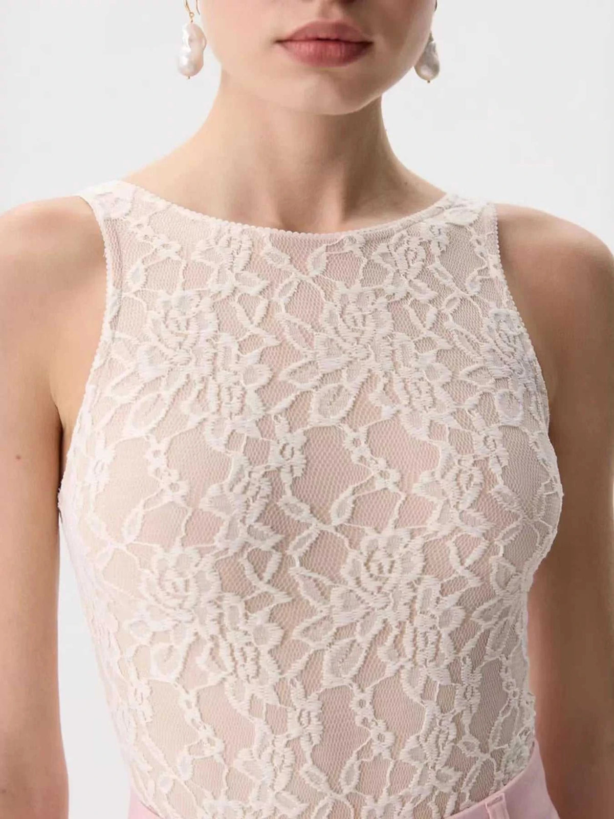 Lace Round Neck Long Sleeve Top 100100846416323 30 Affordable Fashion Under $100 Jerry's Apparel 