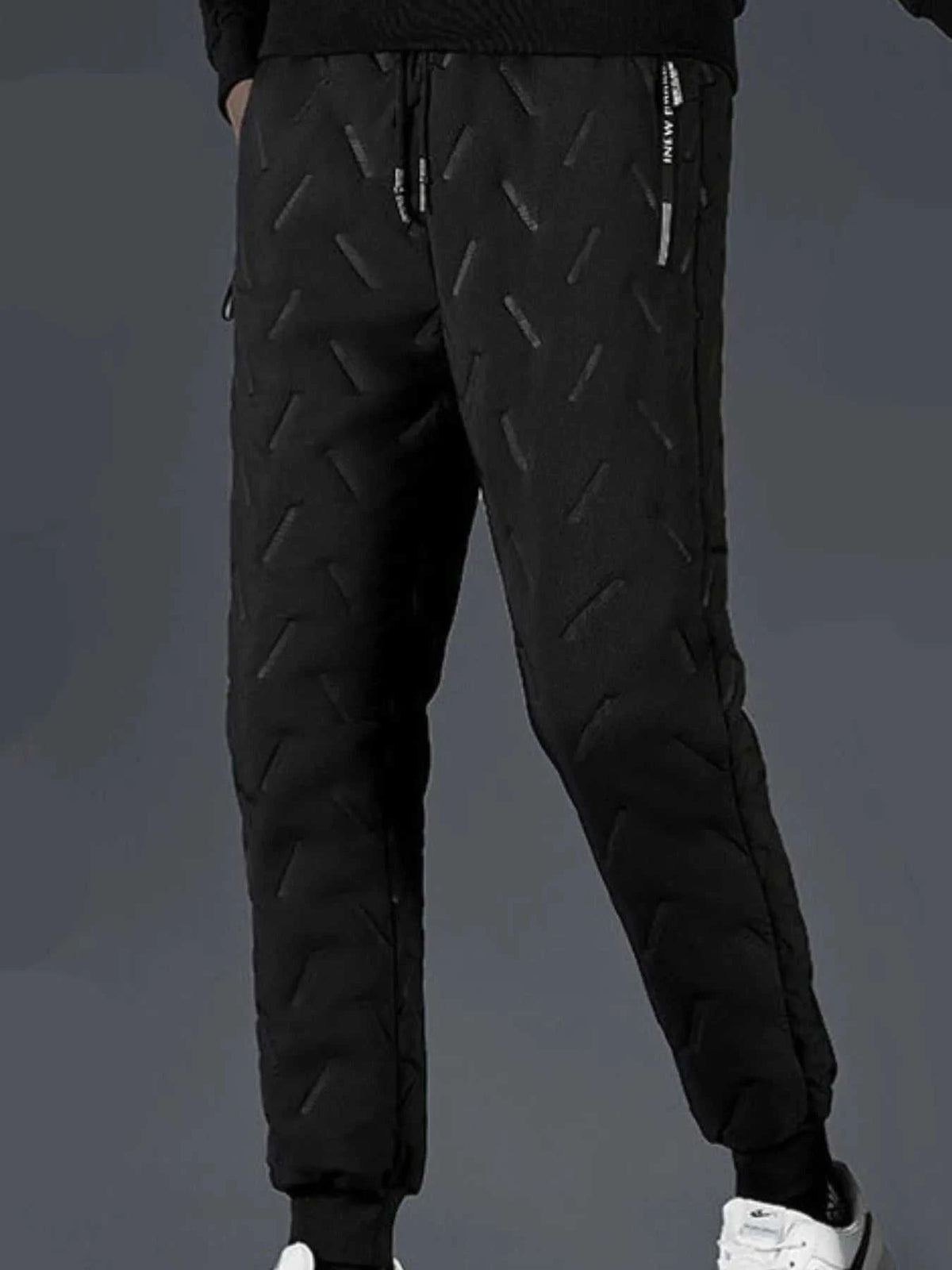 Men's Plus Size Quilted Thermal Joggers 100400638146136 32 Affordable Fashion Under $100 Jerry's Apparel 