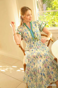 Umgee Mix Floral Midi Dress 100100185751689 62 Affordable Fashion Under $100 Jerry's Apparel 