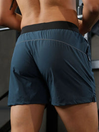Men's Plus Size Elastic Waist Shorts