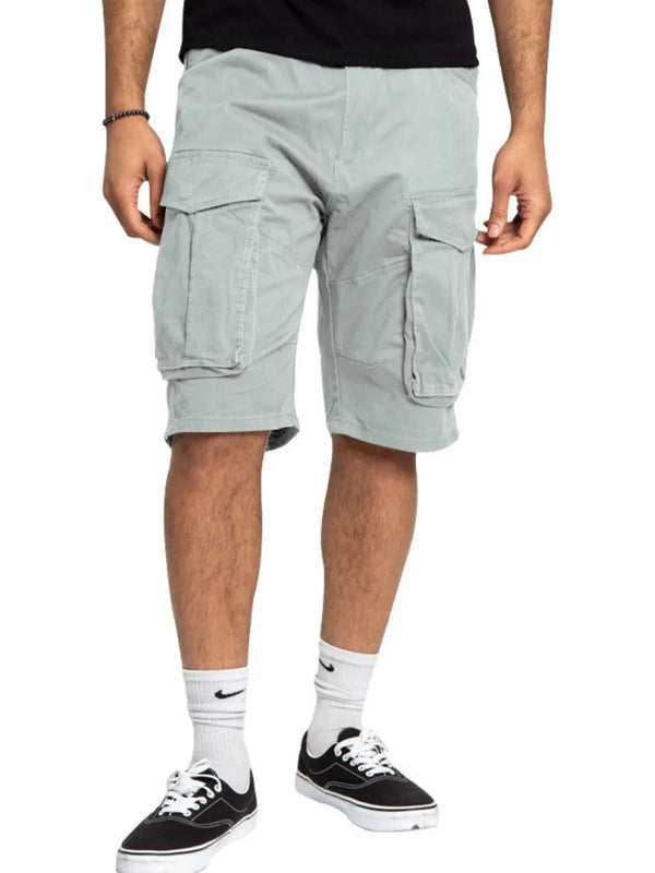 Men's Full Size Cargo Bermuda Shorts Plus Size