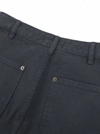 Men's Wide Leg Denim Shorts